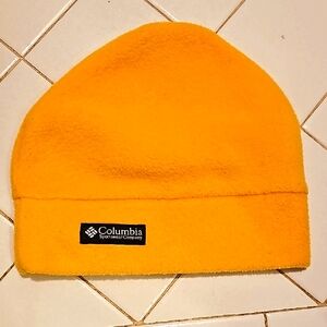 Youth S/M Columbia Yellow Fleece Hat small medium